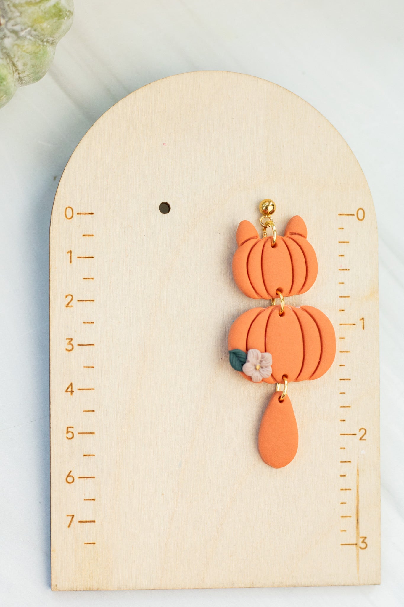 Pumpkin Cat Dangles