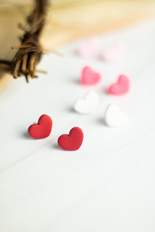 WS Heart Studs