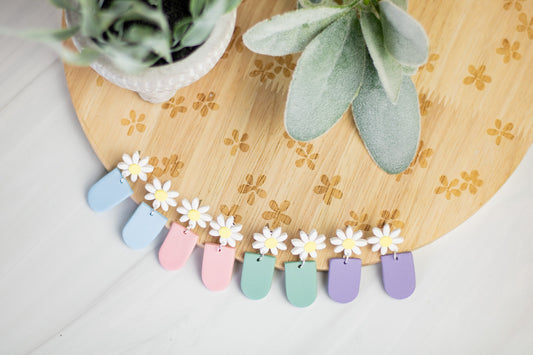 WS Daisy Drop Dangles