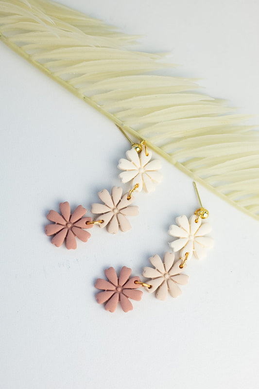 Ombré Flower Dangles