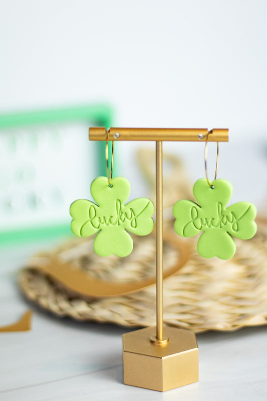 WS Lucky Clover Hoops