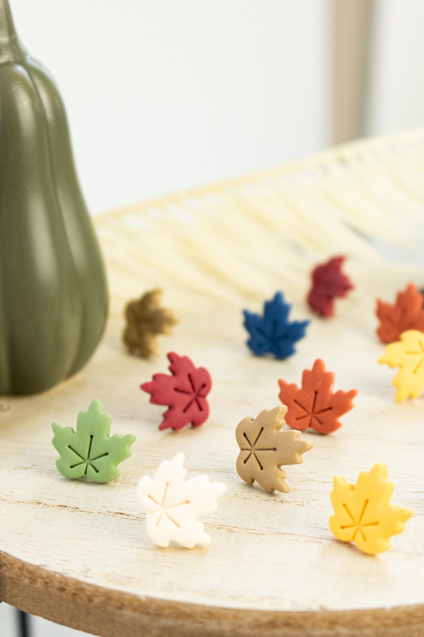 Fall Leaf Studs