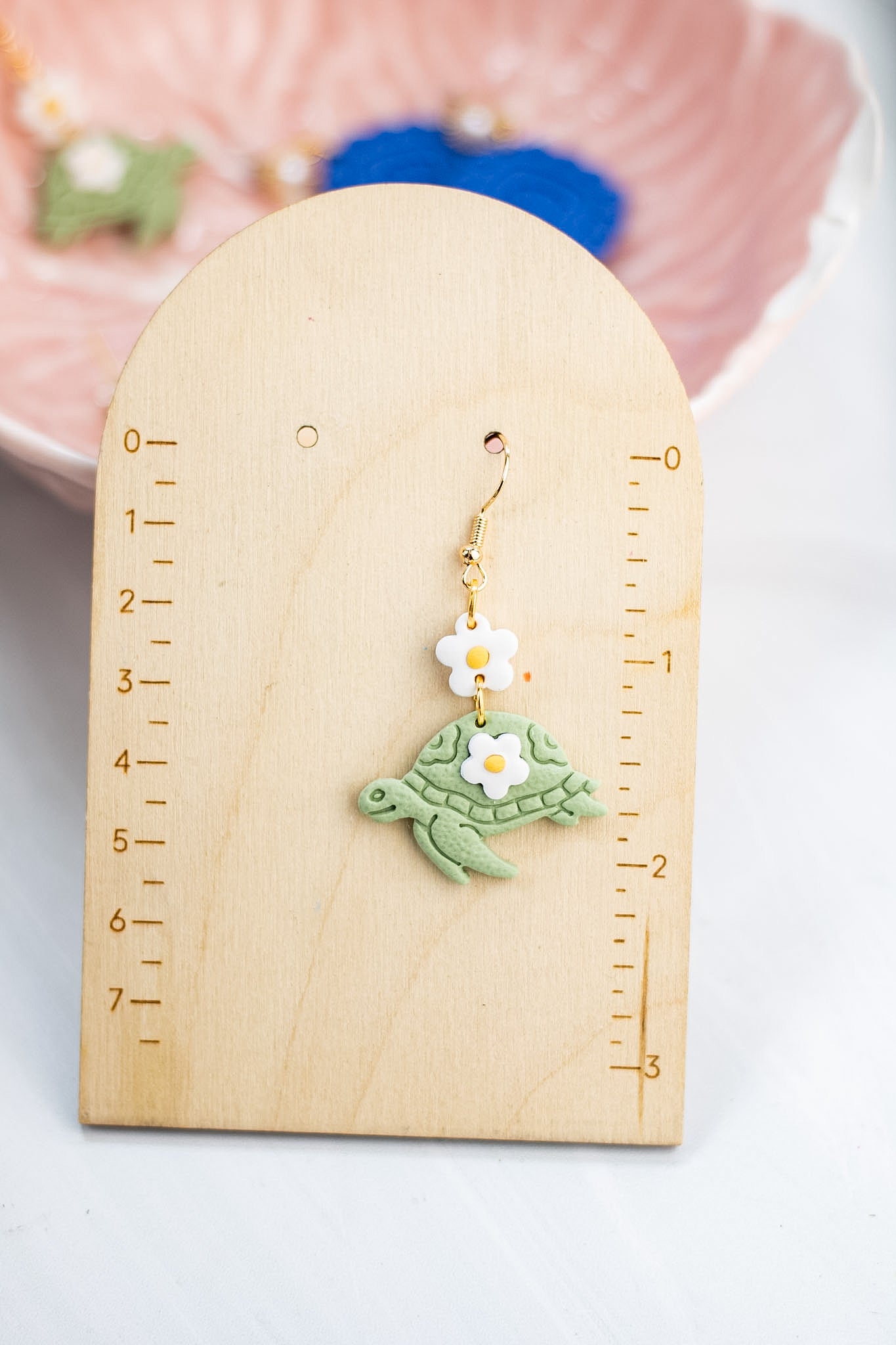 Flower Turtle Dangles