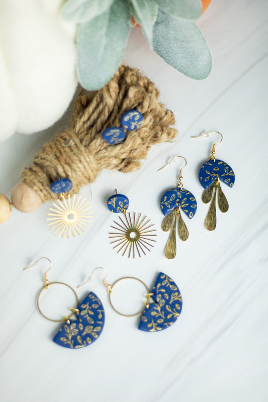 WS Navy & Gold Leaf Collection