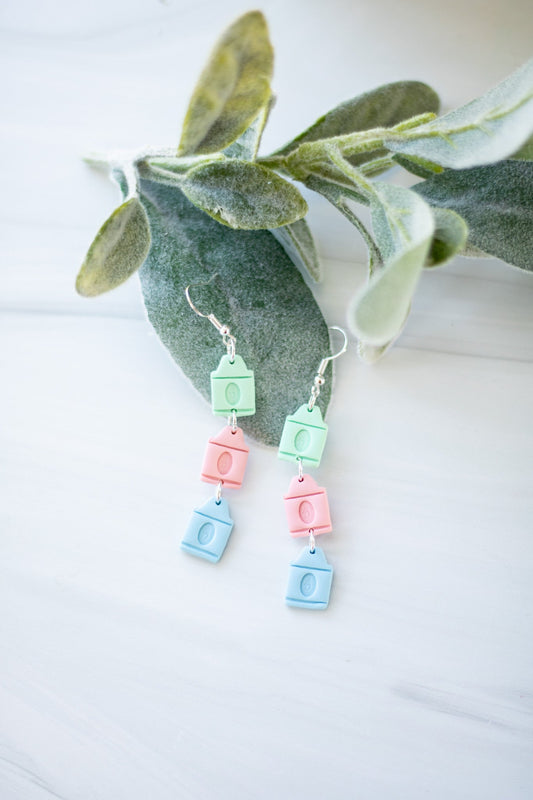 Spring Crayon Dangles