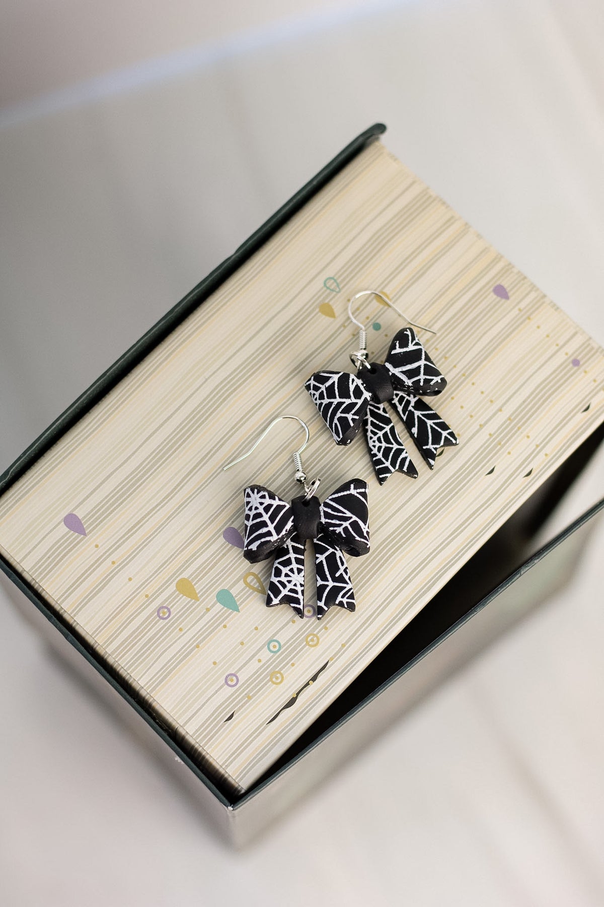 Spiderweb Bow Dangles