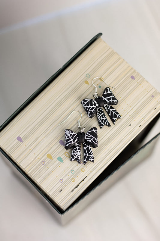 Spiderweb Bow Dangles