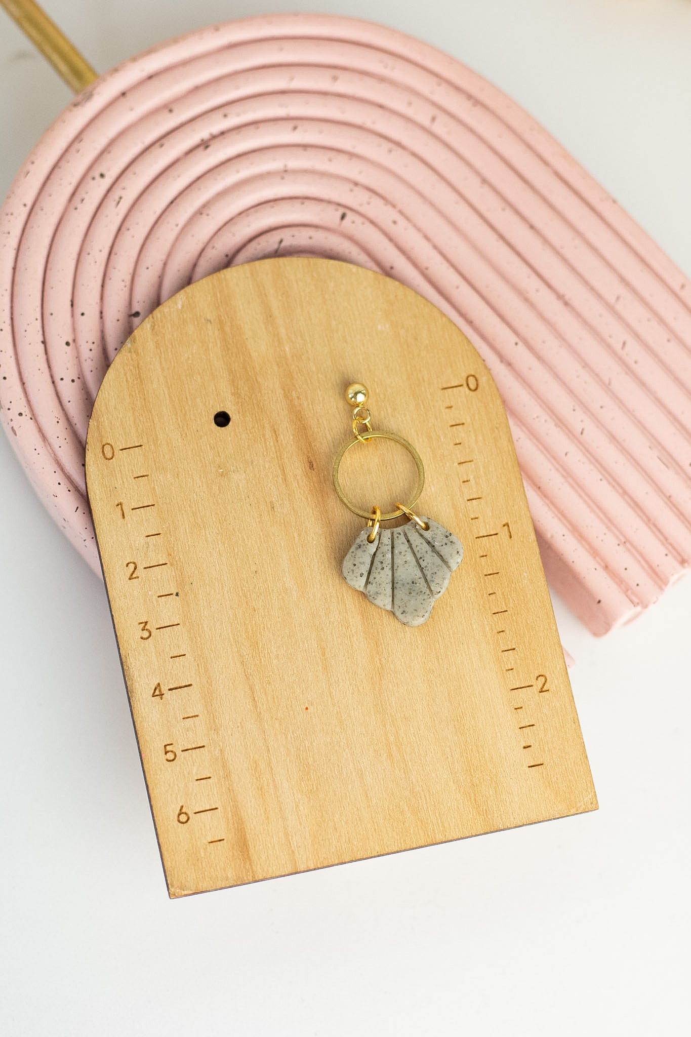 Mini Scalloped Dangles
