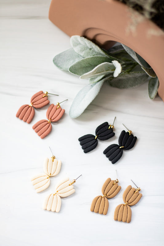 WS Modern Double Tulip Dangles