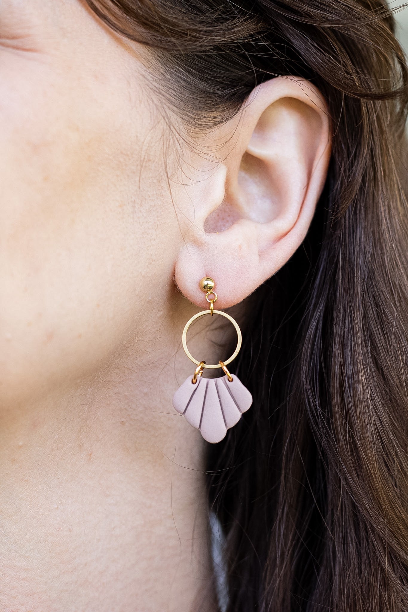 Mini Scalloped Dangles