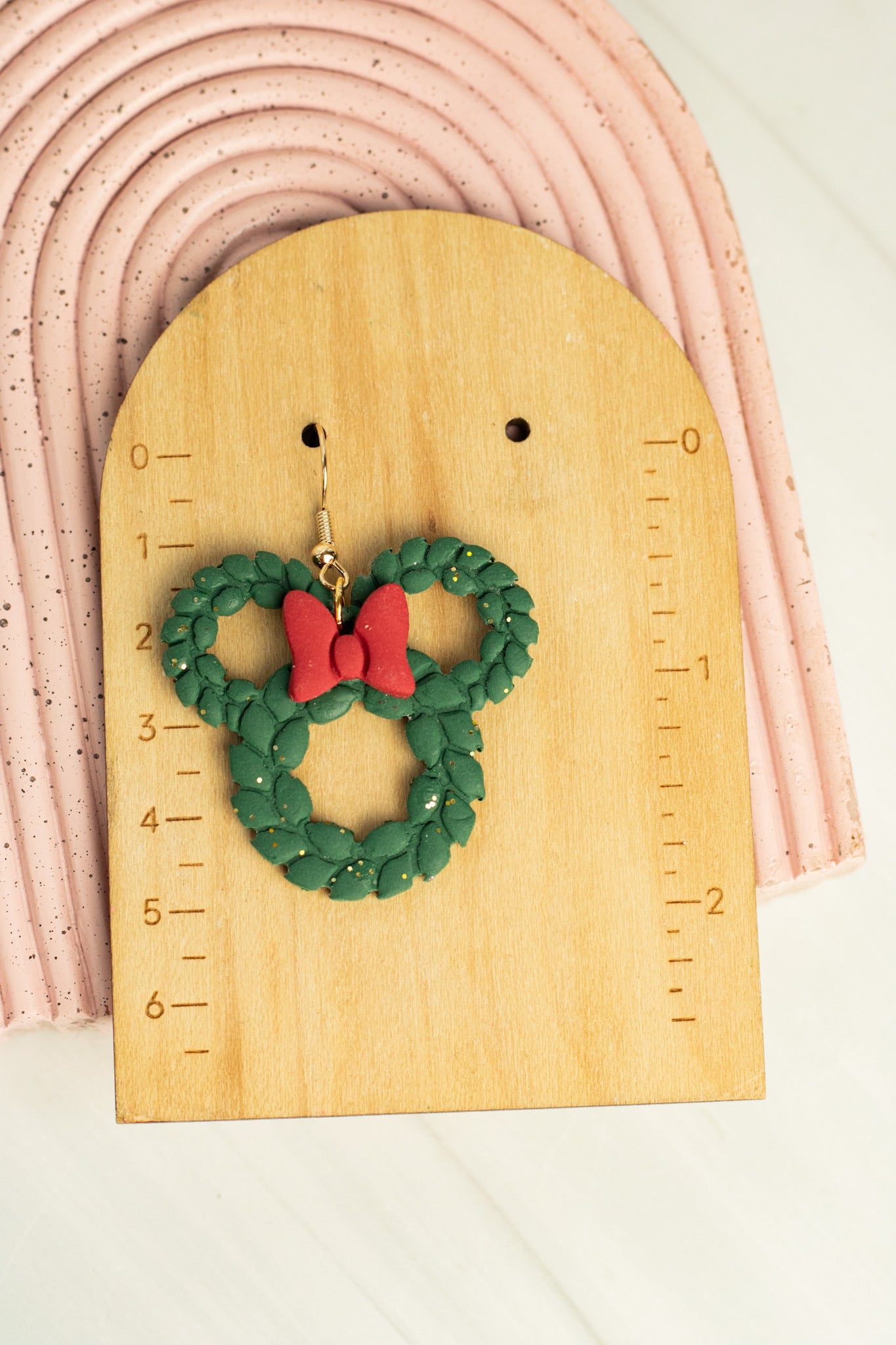 Mouse Wreath Dangles