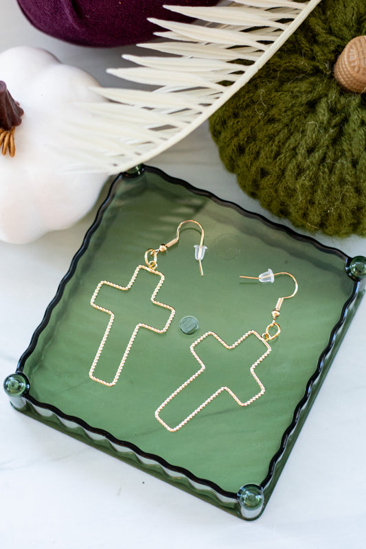 Statement Cross Dangles