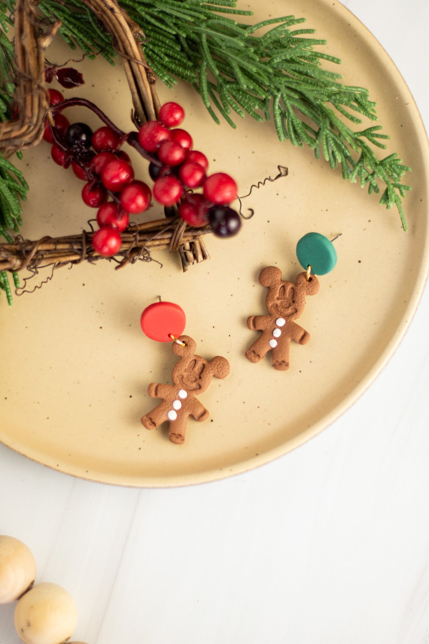 Gingerbread Mouse Dangles