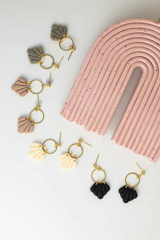 Mini Scalloped Dangles