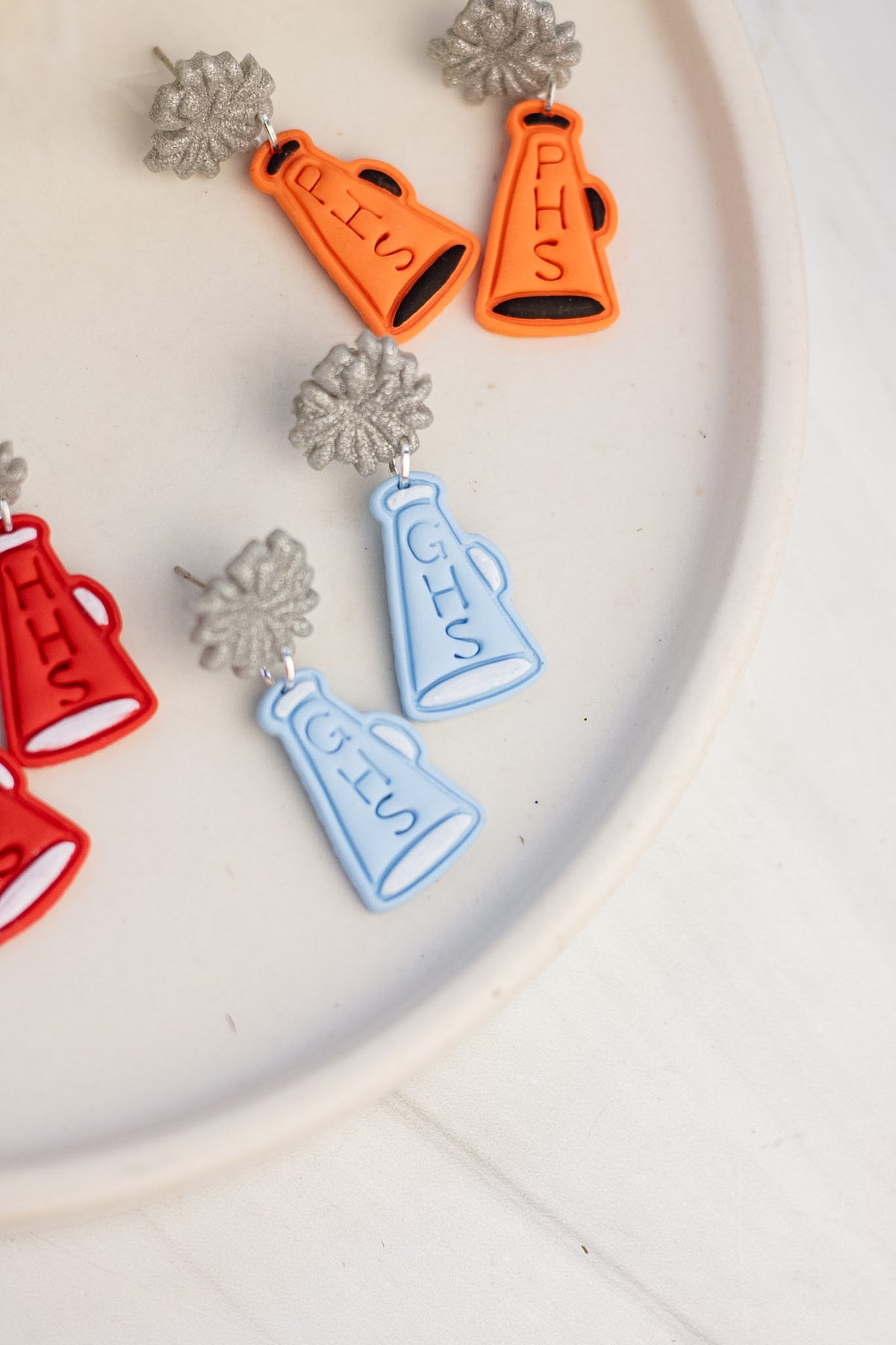 Custom Cheer Megaphone Dangles