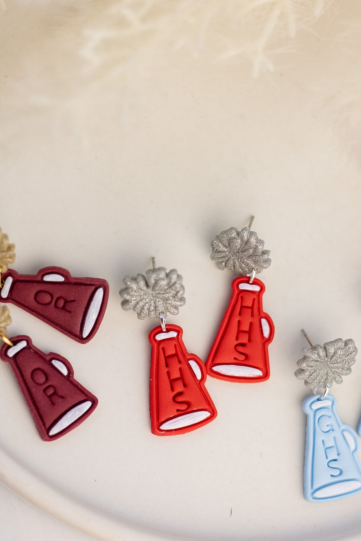 Custom Cheer Megaphone Dangles