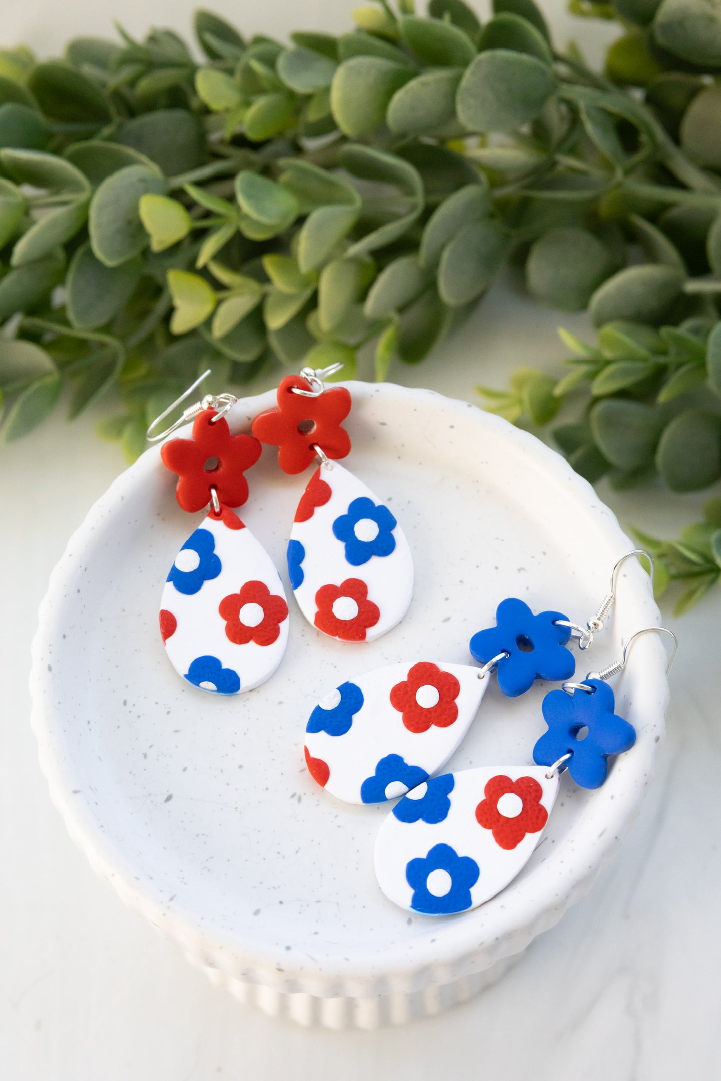 RWB Flower Dangles