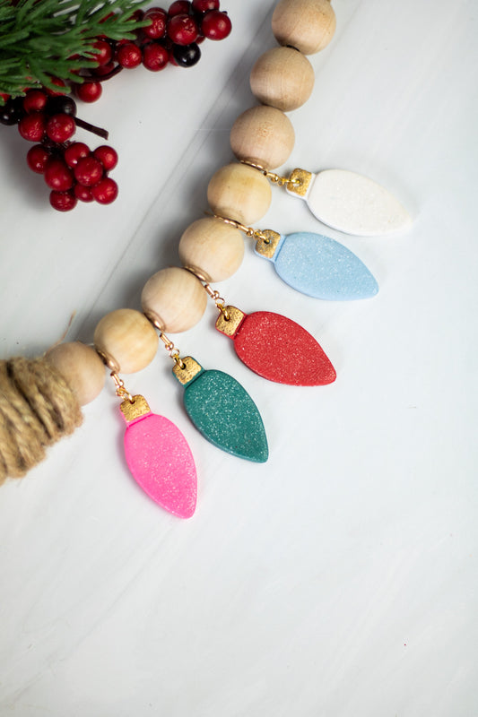Sparkly Bulb Dangles