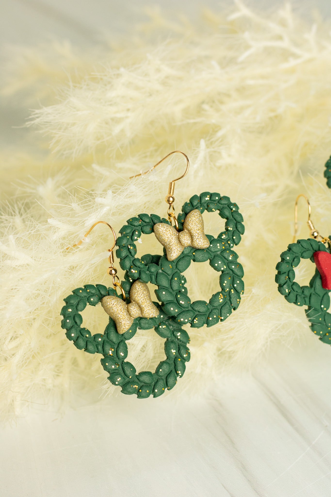 Mouse Wreath Dangles