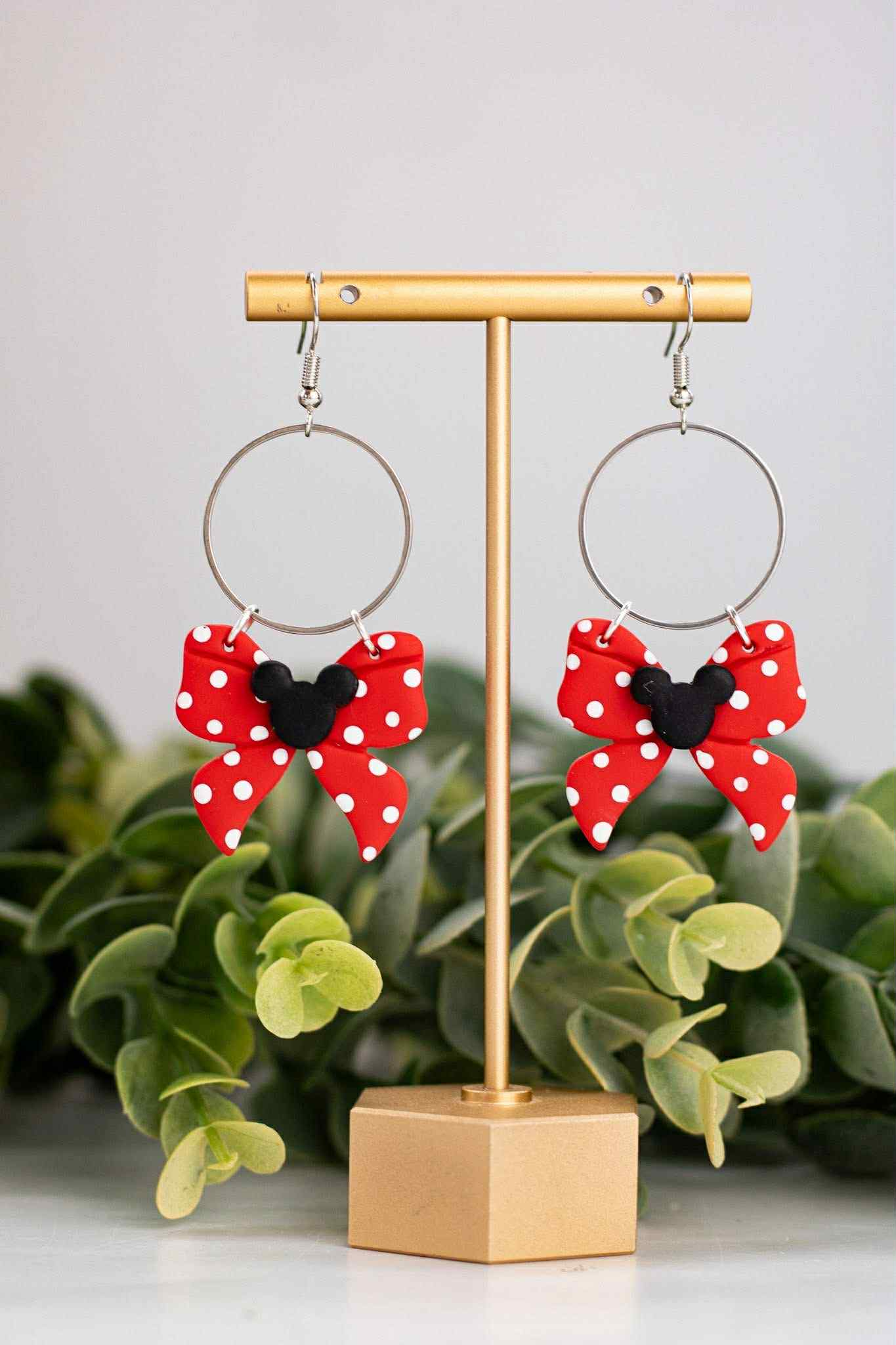 Mouse Flat Bow Hoops