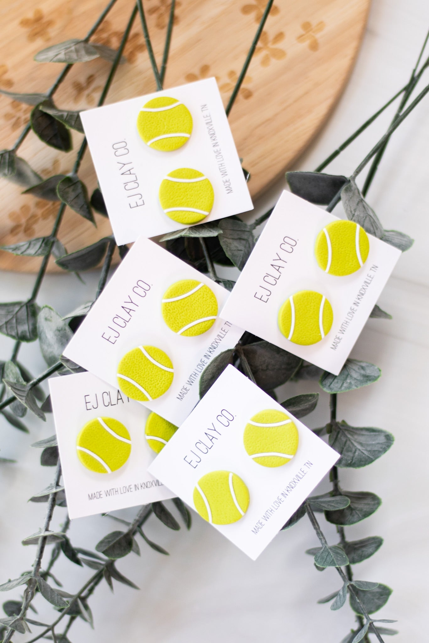 Large Tennis ball studs