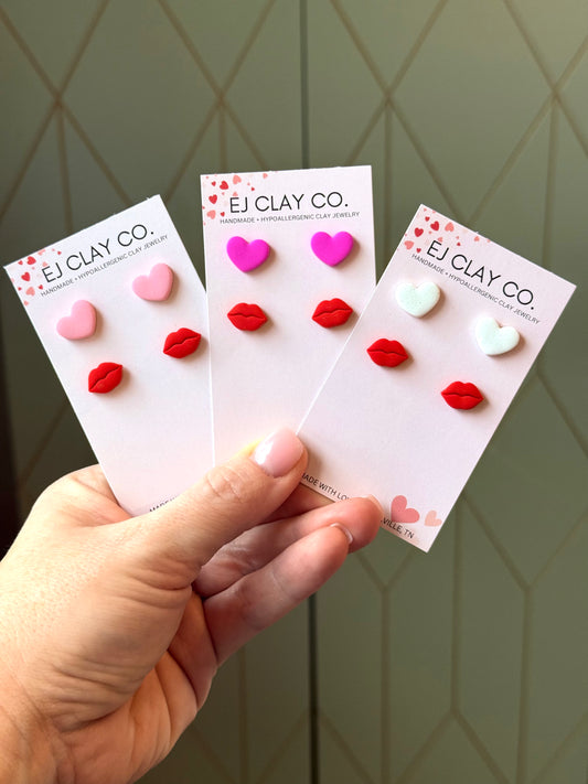 Heart Lip Stud Packs
