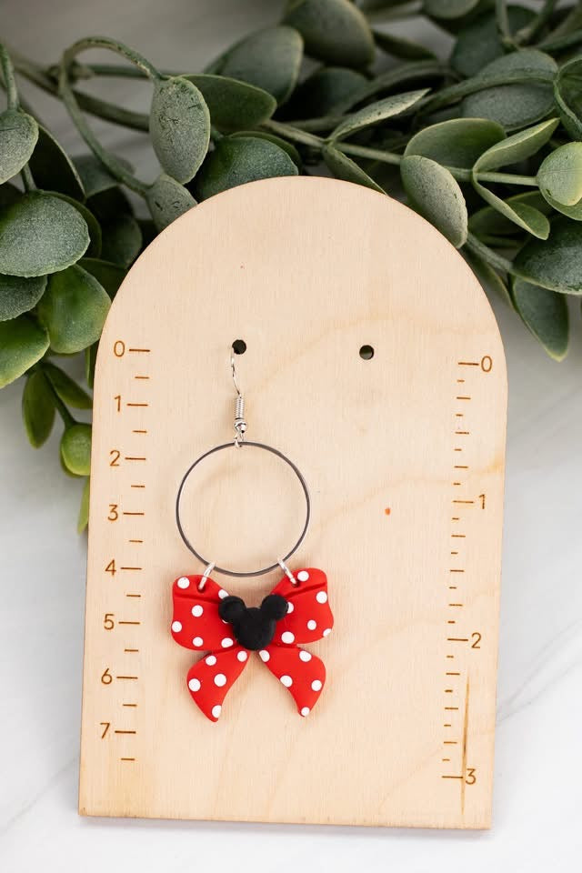 Mouse Flat Bow Hoops