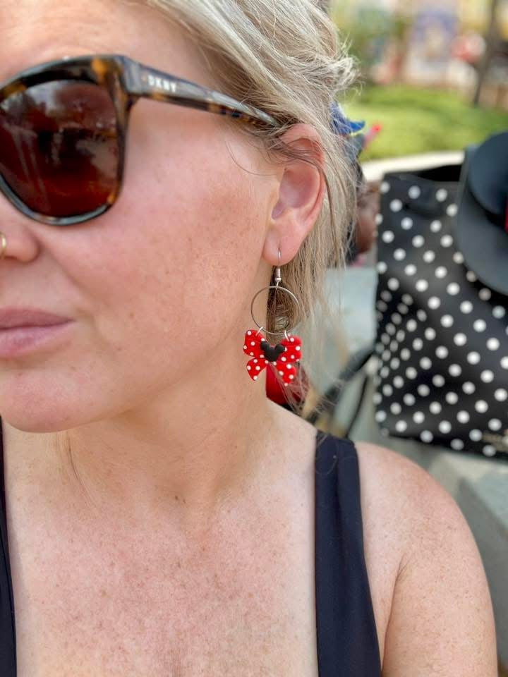 Mouse Flat Bow Hoops