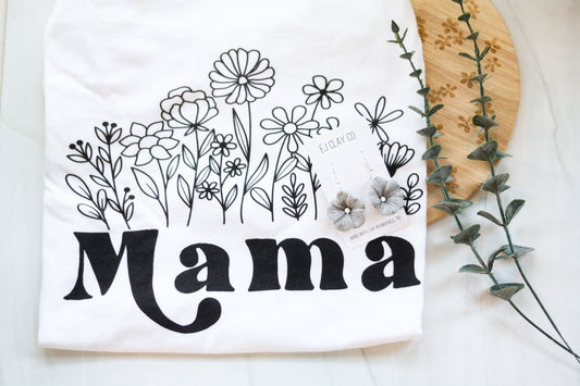 MAMA T-Shirt + Earrings Bundle - Mothers Day Bundle