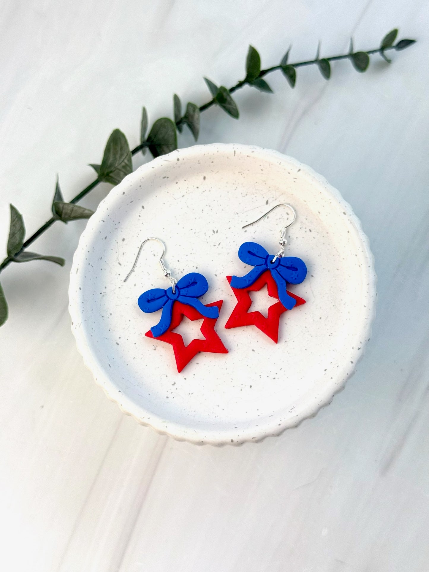 Star Bow Dangles