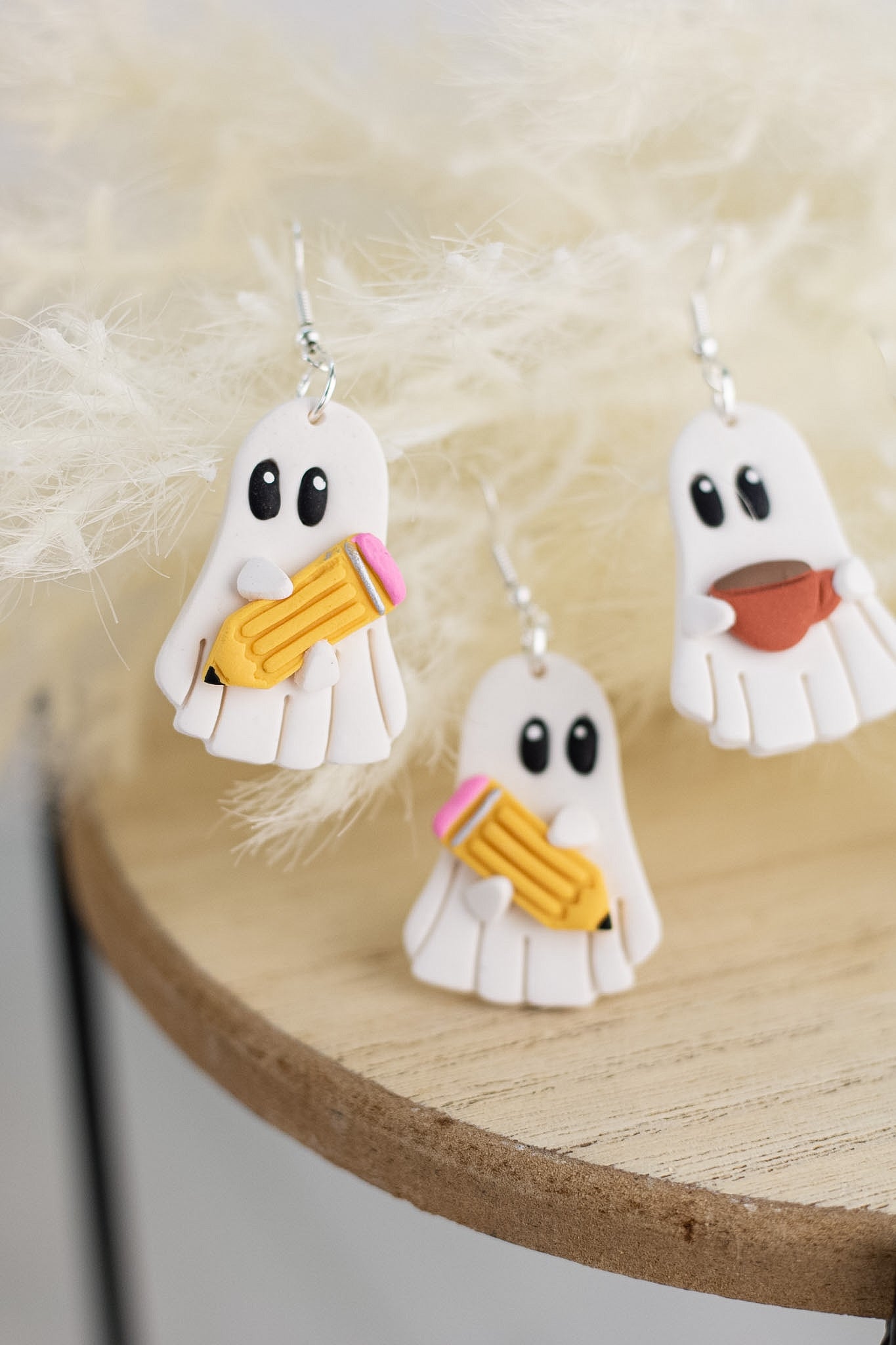 Pencil Ghost Dangles