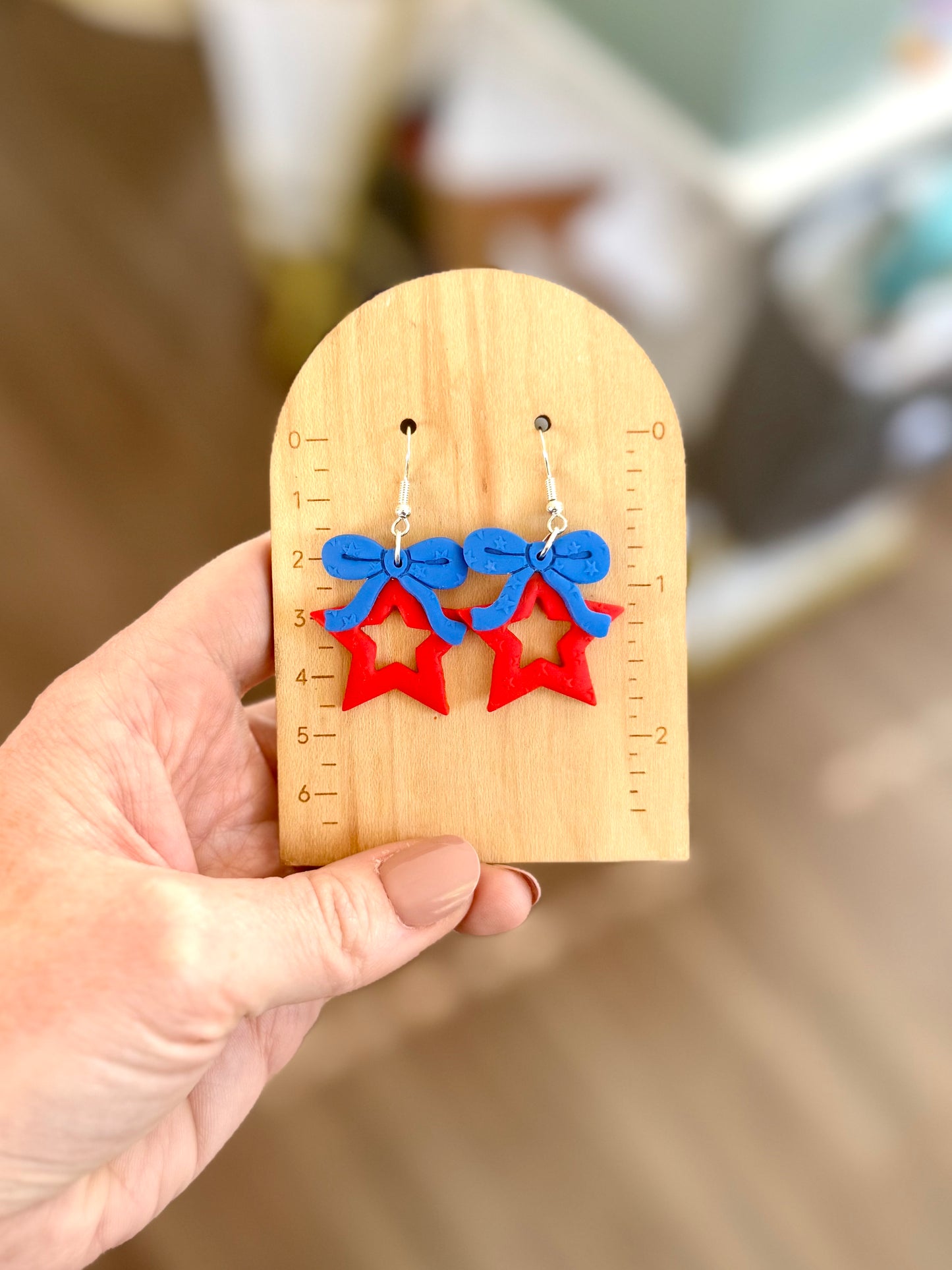 Star Bow Dangles