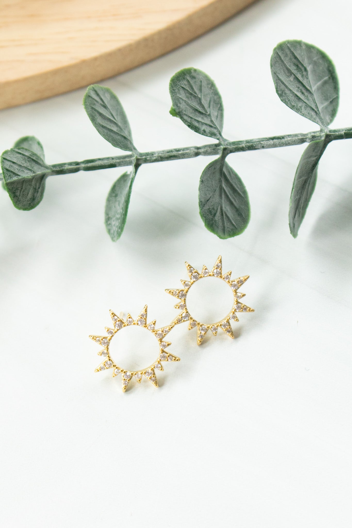 CZ Paved Sun Studs