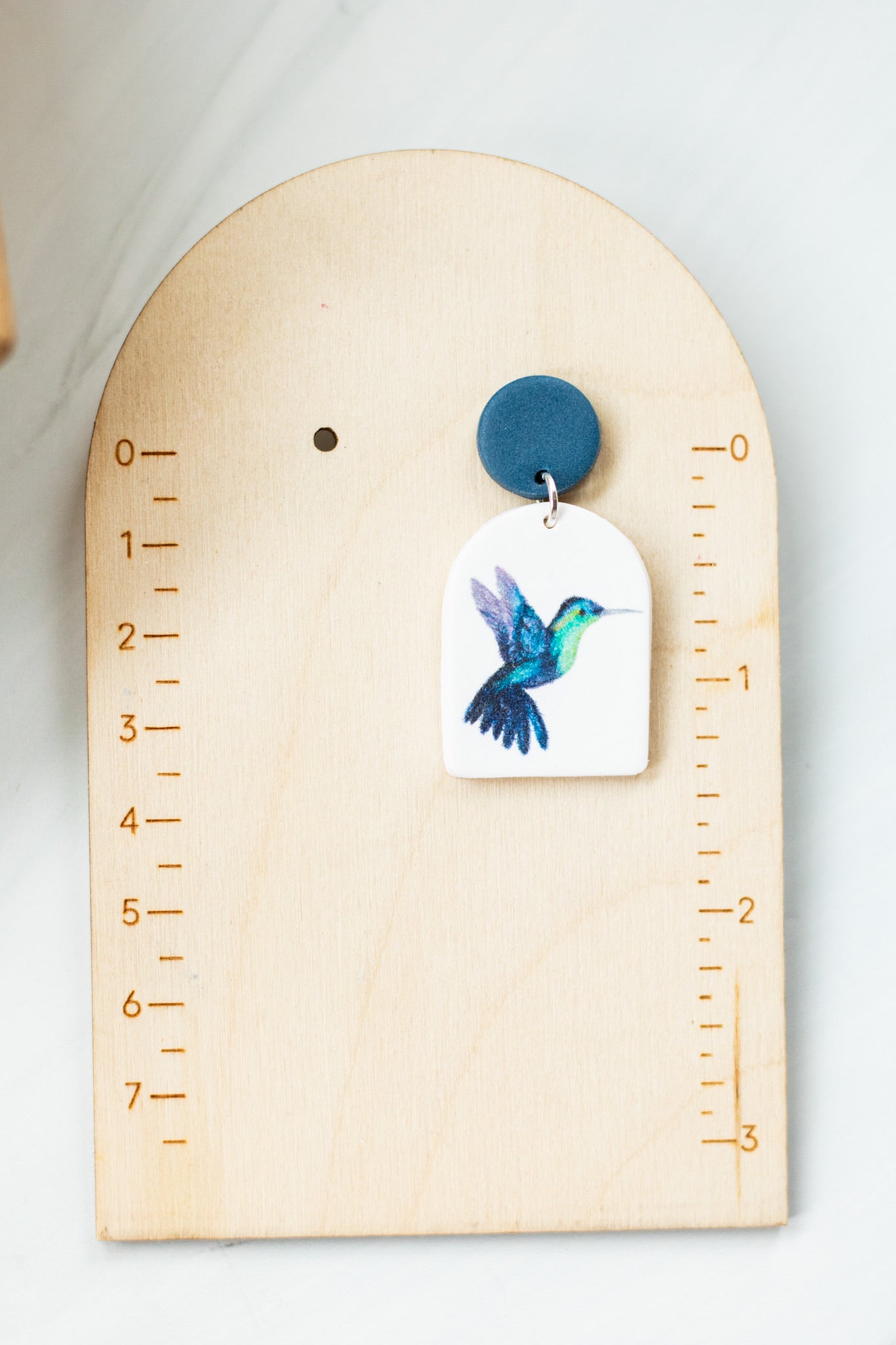 Navy Hummingbird Dangles