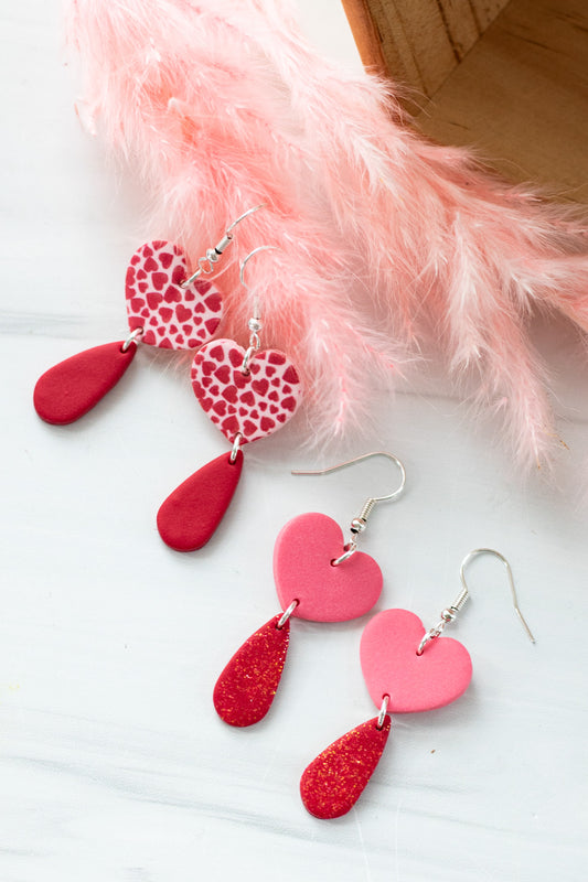 WS VDay Heart Drop Dangles