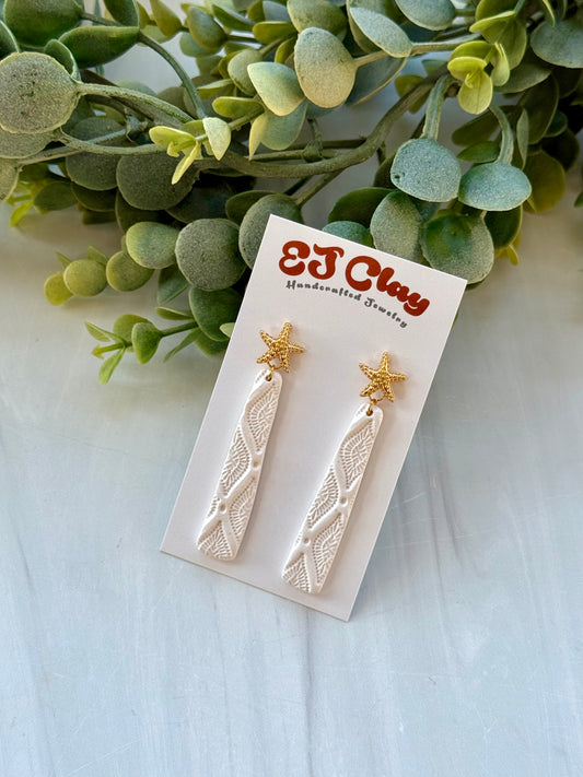 WS 18k Starfish Dangles