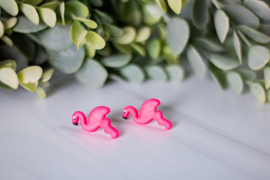WS Flamingo studs