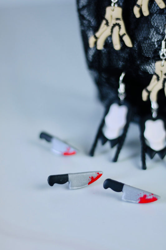 WS Bloody Knife Studs
