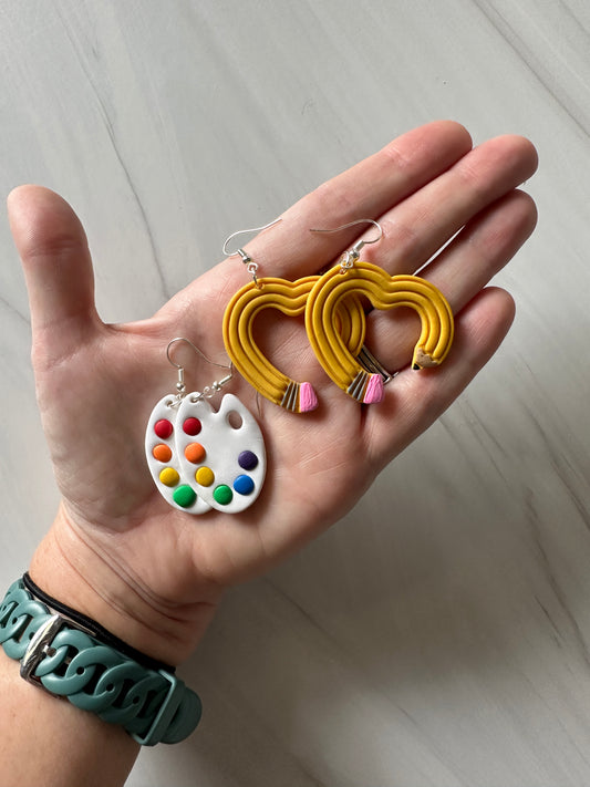 WS Heart Pencil Dangles
