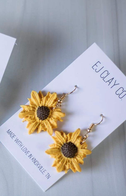WS Artsy Sunflower Dangles