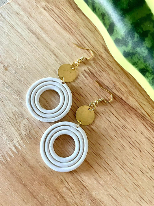 WS Granite Disc Dangles