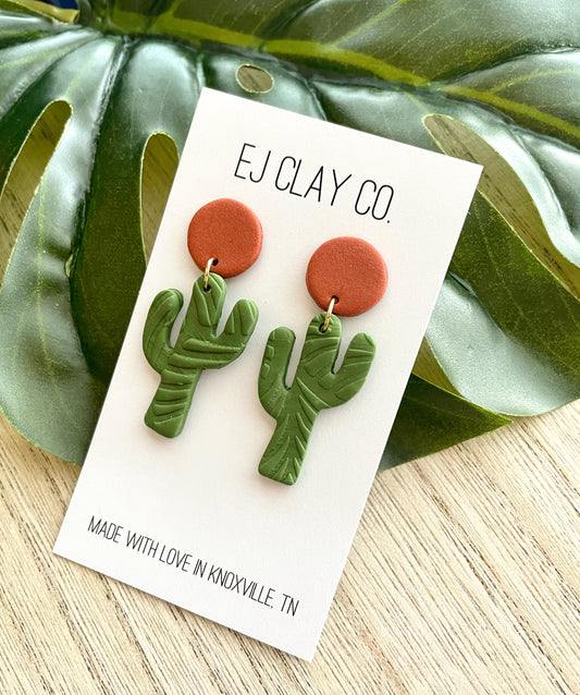 WS Desert Cactus Earrings