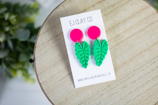 WS Summer Leaf Dangles