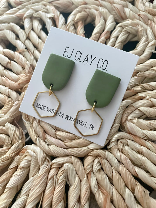 Ws Hexagon Charm Dangles