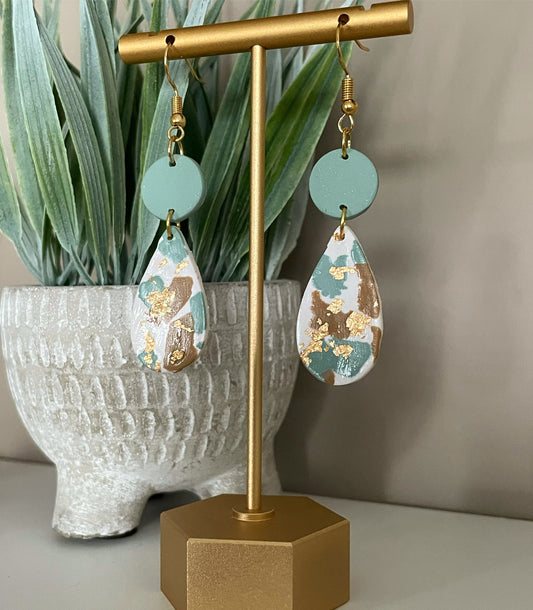 WS Earthy Gold Dangles