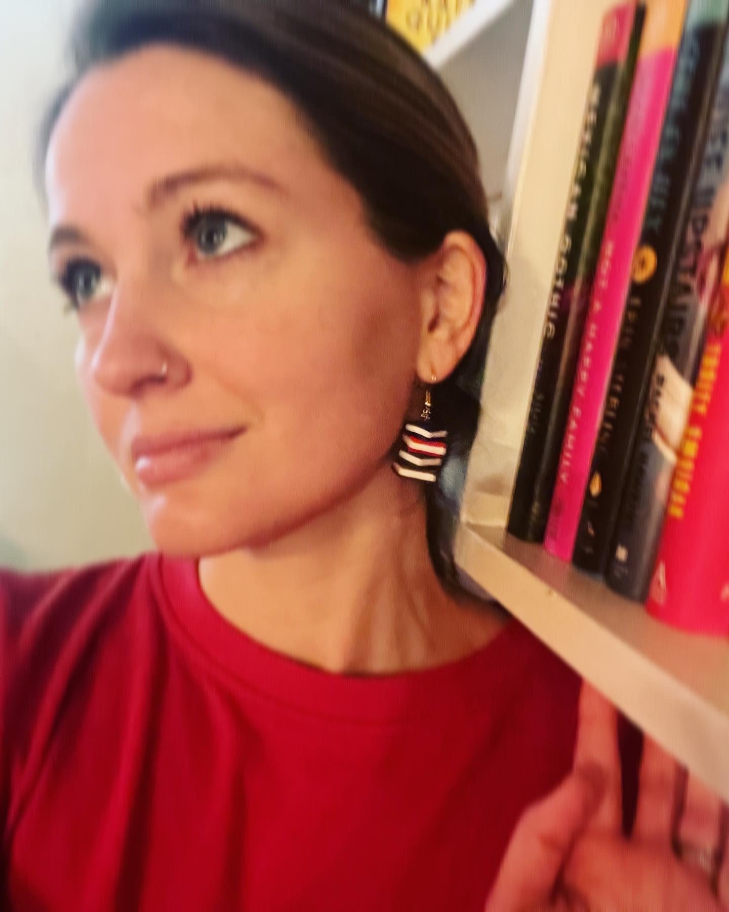 Book Earrings