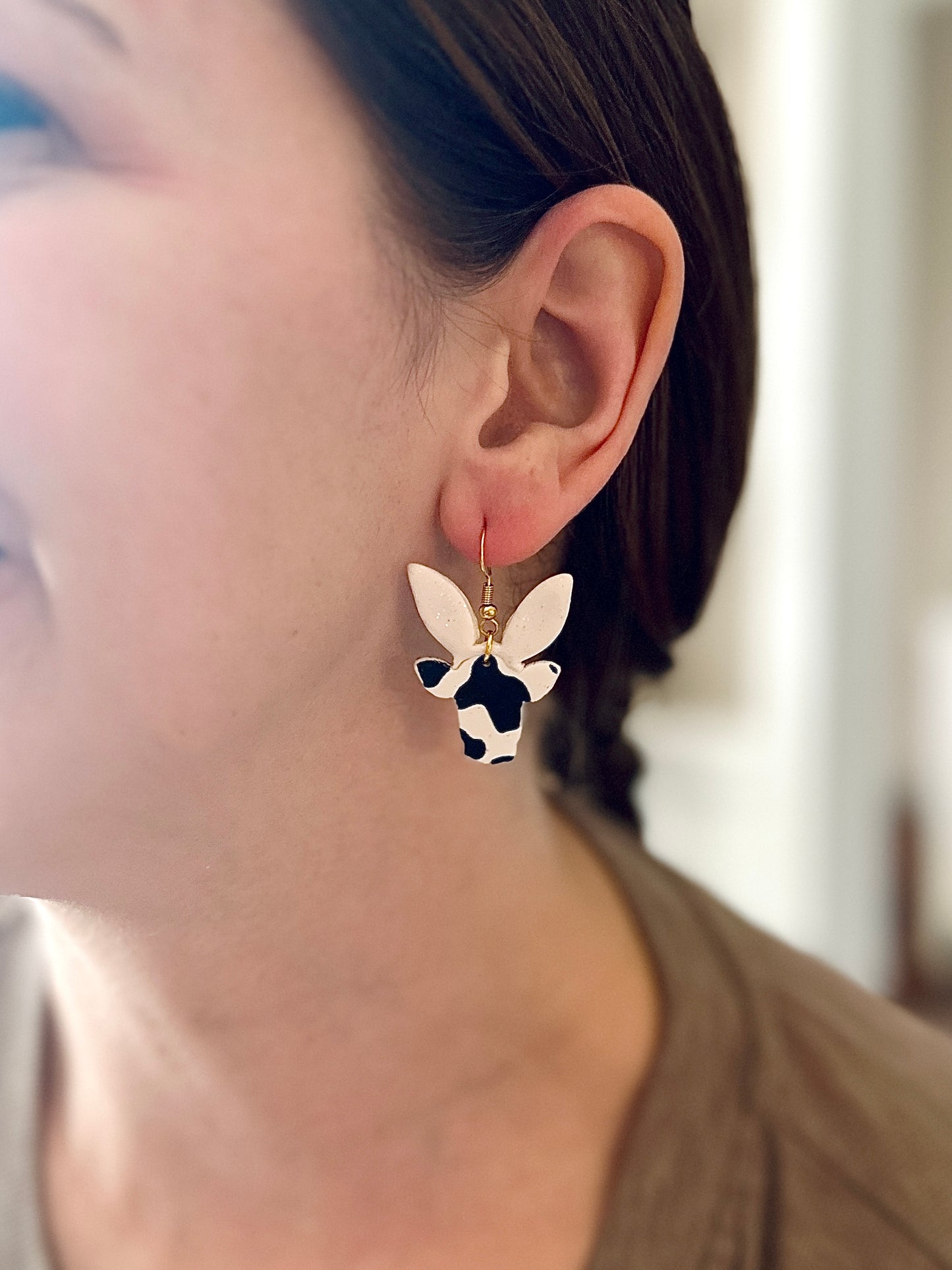 Bunny Cow Dangles