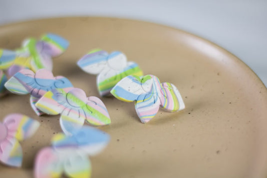 Pastel Flower Studs