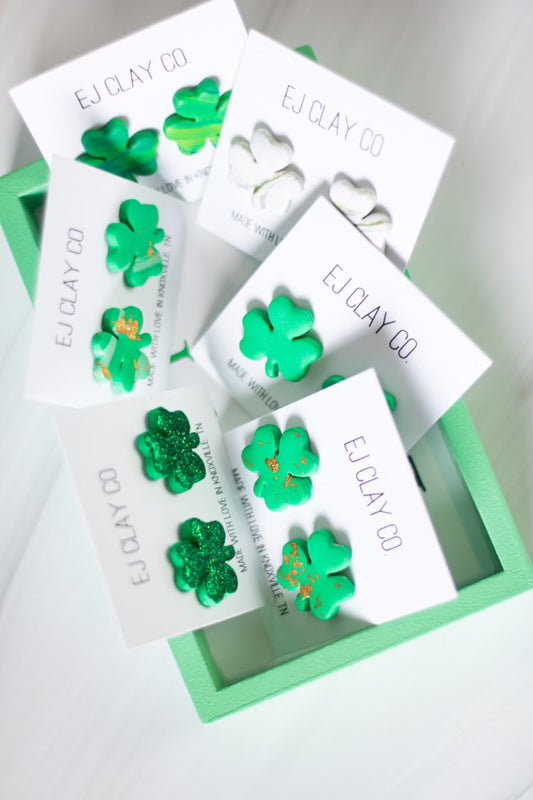 WS Shamrock Studs