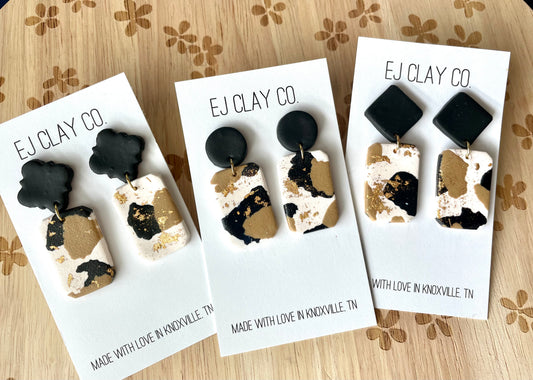 WS Neutral & Gold Dangles